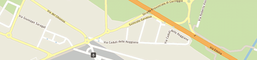 Mappa della impresa redox srl a REGGIO EMILIA