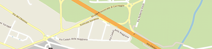 Mappa della impresa emil giochi snc a REGGIO EMILIA