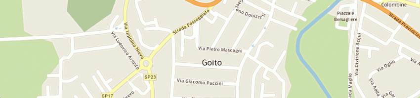 Mappa della impresa dalprato simone a GOITO