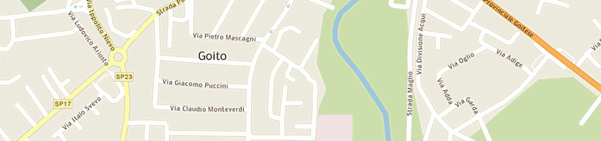 Mappa della impresa comune di goito a GOITO