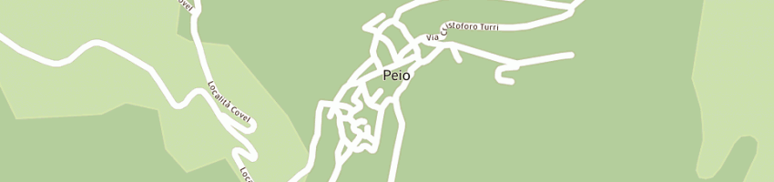 Mappa della impresa costruzioni edili focher di fp e figli snc a PEIO