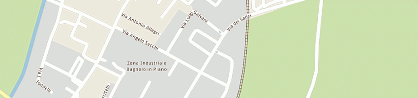 Mappa della impresa sacs srl a BAGNOLO IN PIANO