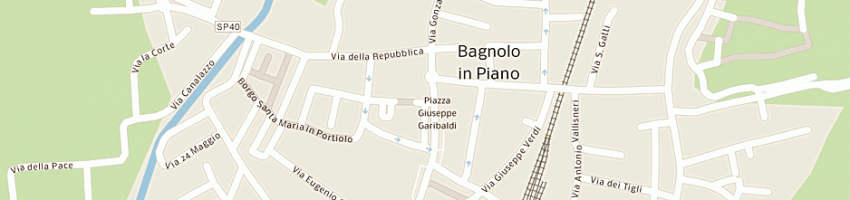 Mappa della impresa chiozzi giancarlo a BAGNOLO IN PIANO