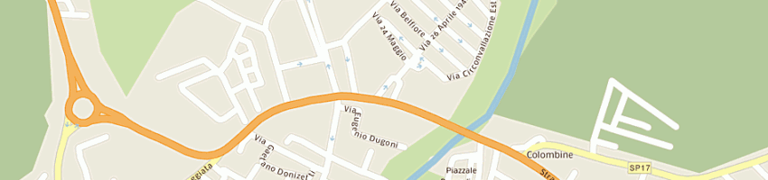 Mappa della impresa studio tecnico associato geom vincenzi e arc gavioli a GOITO