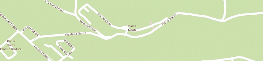 Mappa della impresa raduazzo michele a PONTEDERA
