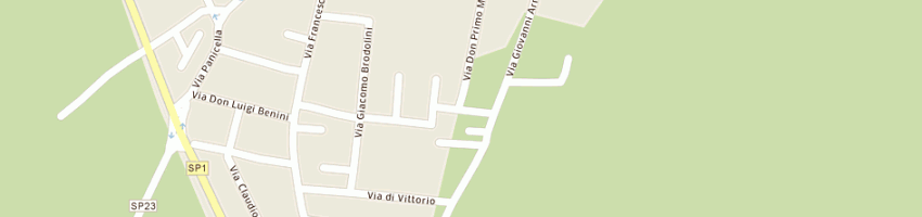Mappa della impresa araldi orazio e c sas a RODIGO