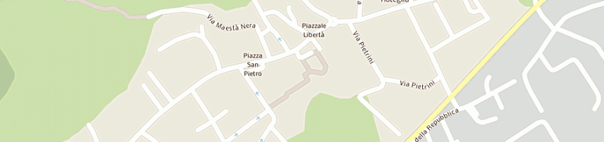 Mappa della impresa caffe' della piazzetta a CASTELLARANO