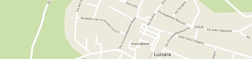 Mappa della impresa cosimi dino a LUZZARA