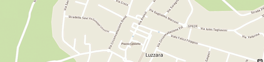 Mappa della impresa manfredi fausto a LUZZARA