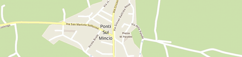 Mappa della impresa trattoria al dore' a PONTI SUL MINCIO