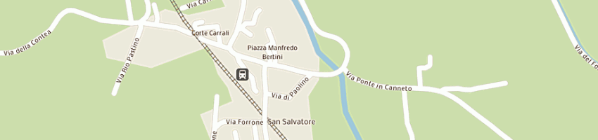 Mappa della impresa la penna d'oca di vannini roberto e c sas a MONTECARLO