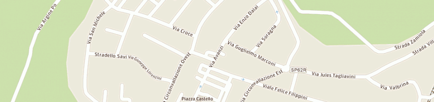 Mappa della impresa zanoni gianni a LUZZARA