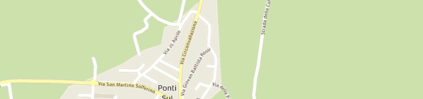 Mappa della impresa aie elettroimpianti di arduini roberto a PONTI SUL MINCIO