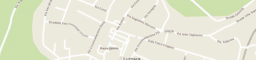 Mappa della impresa azienda agricola avalle san marco - srl a LUZZARA