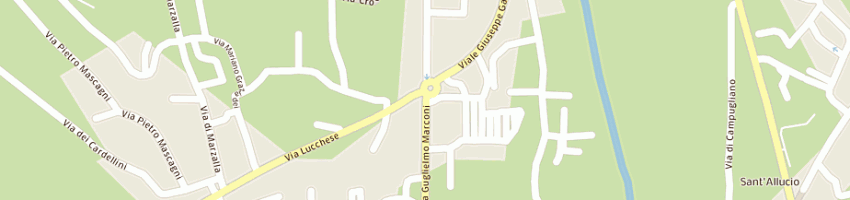Mappa della impresa istituto di bellezza valle dei fiori di novi alessio e marisa snc a PESCIA
