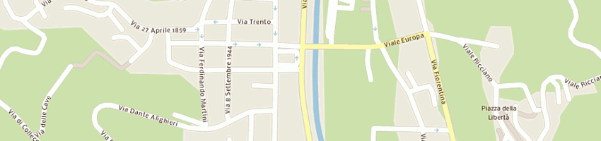 Mappa della impresa tiso daniela a PESCIA