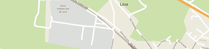 Mappa della impresa pircher manfred's erben sas di massl g pircher t e co a LASA