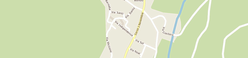 Mappa della impresa molinari scavi snc di molinari gino e rudy a BONDO