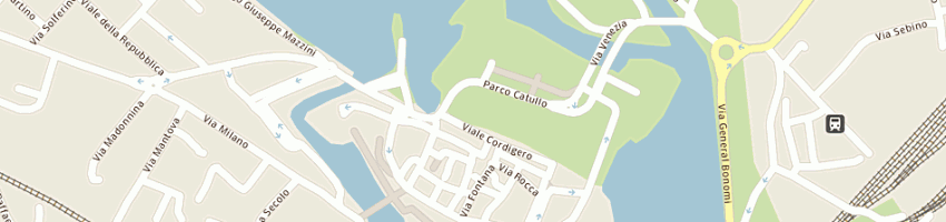Mappa della impresa parco materiali motorizzazione e genio a PESCHIERA DEL GARDA