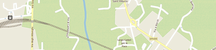 Mappa della impresa d'ulivo alessandro a PESCIA