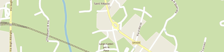 Mappa della impresa cartiera santa lucia di monti amaddio a UZZANO