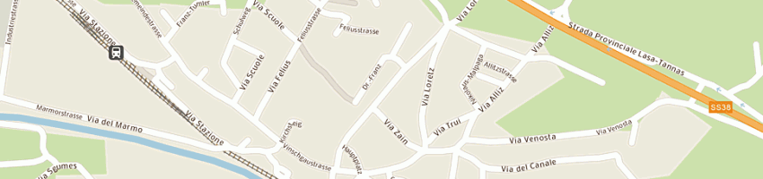 Mappa della impresa gutweniger alfred franz a LASA