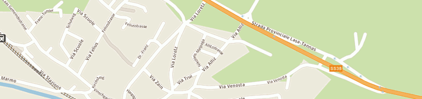 Mappa della impresa pinggera hans a LASA