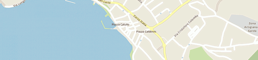 Mappa della impresa edicola rossi piera a GARDA