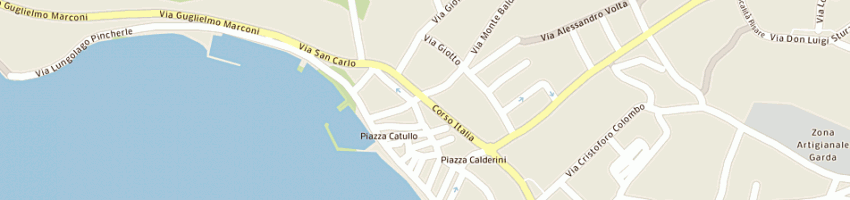 Mappa della impresa albergo europa a GARDA