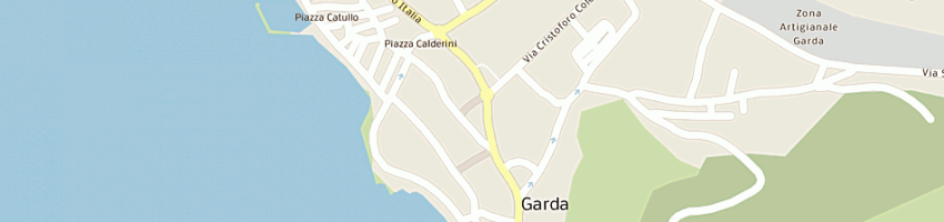 Mappa della impresa 'osteria al vicolo' a GARDA