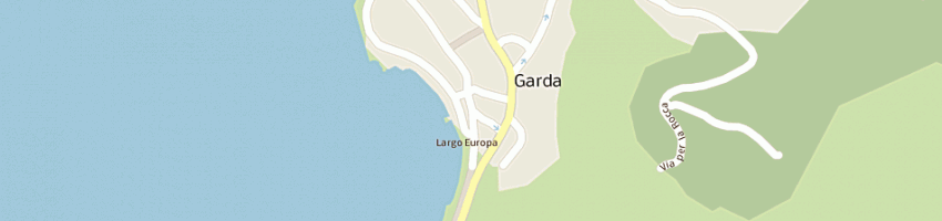 Mappa della impresa albergo alla rocca a GARDA