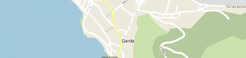 Mappa della impresa albergo capinera - garni' a GARDA