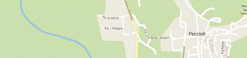 Mappa della impresa uisp valdera a PECCIOLI