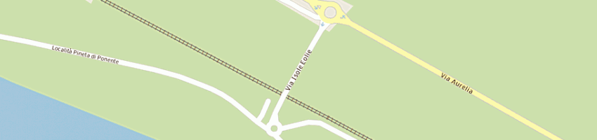 Mappa della impresa aurelia parco vacanze il veliero soc coop a r l a FOLLONICA