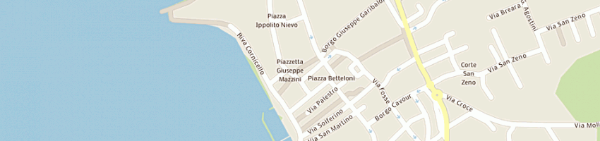 Mappa della impresa caffe' mate' snc di rizzi roberto e rizzi giovanni a BARDOLINO