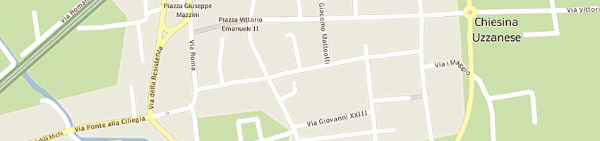 Mappa della impresa paganelli maurizio a CHIESINA UZZANESE