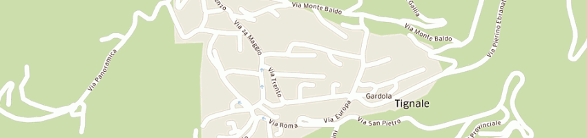 Mappa della impresa municipio a TIGNALE