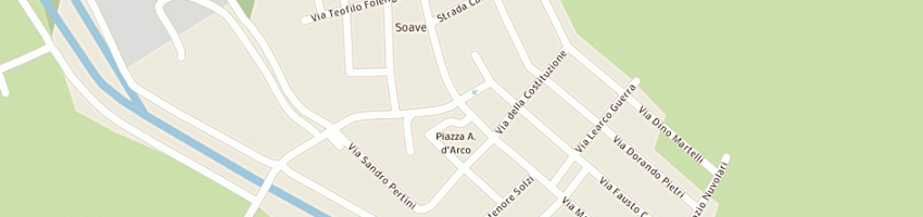 Mappa della impresa bar snack bar bacco a PORTO MANTOVANO