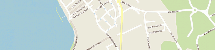 Mappa della impresa residence blue lake a BARDOLINO