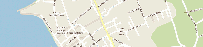 Mappa della impresa studio zanasi sas di cecilia zanasi e c a BARDOLINO