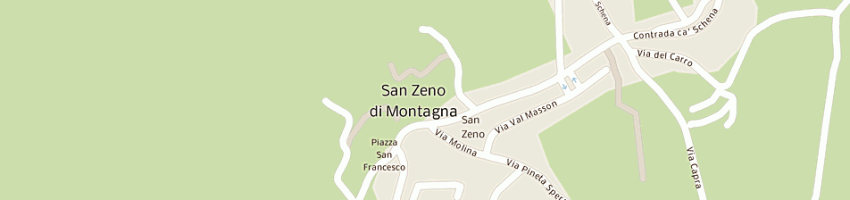 Mappa della impresa scuola elementare e media a SAN ZENO DI MONTAGNA