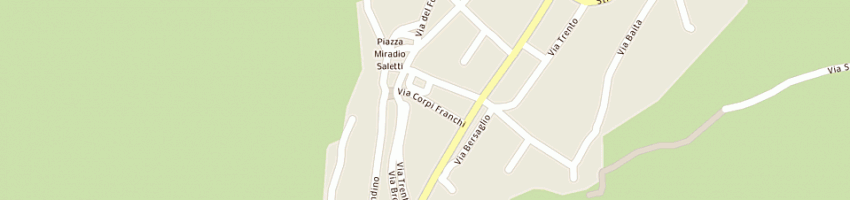 Mappa della impresa pedrazzoli giuseppe e figlio (snc) a TIONE DI TRENTO
