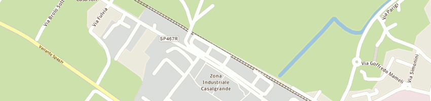 Mappa della impresa studio fimart snc di d'alise giovanni e c a CASALGRANDE