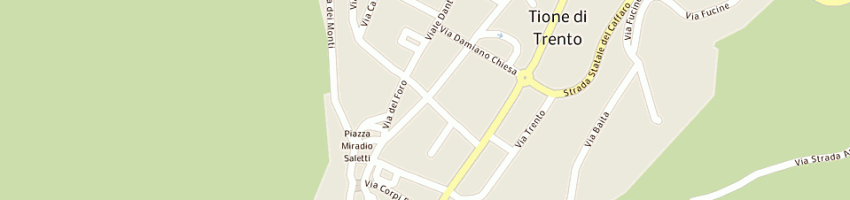 Mappa della impresa defranceschi aldo a TIONE DI TRENTO