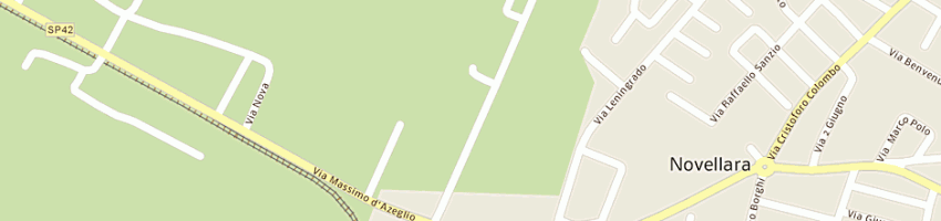 Mappa della impresa turci maurizio a NOVELLARA