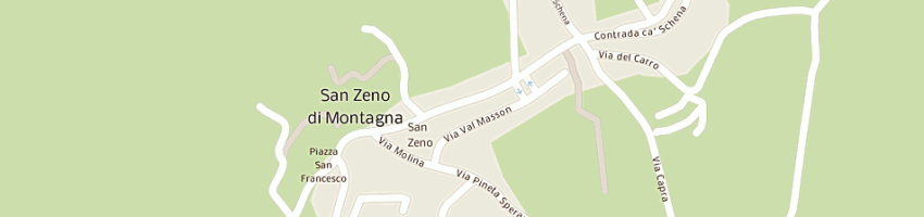 Mappa della impresa albergo mira lago a SAN ZENO DI MONTAGNA