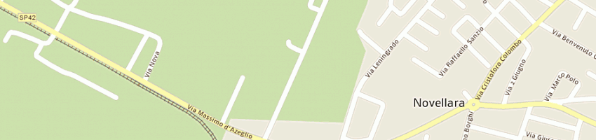 Mappa della impresa agosti fratelli a NOVELLARA