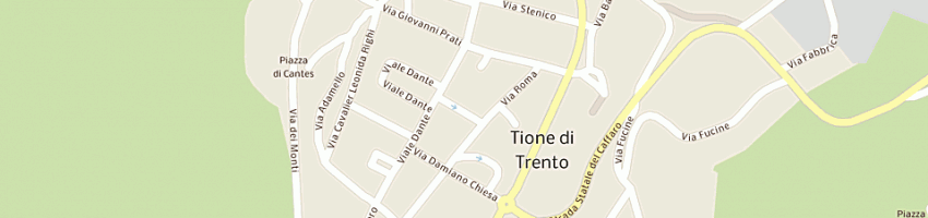 Mappa della impresa collizzolli pietro e c sas a TIONE DI TRENTO