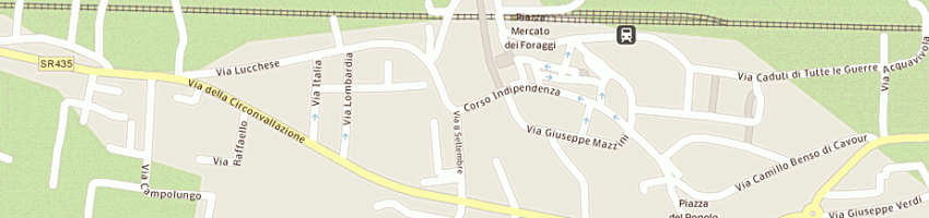 Mappa della impresa lavasecco marcella di pasquinelli e mucci e c snc a BUGGIANO