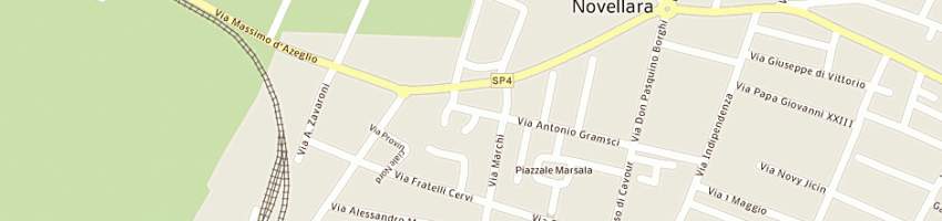 Mappa della impresa bar nave nera a NOVELLARA